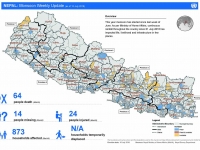 This map shows the status of death, missing, injured, household affected and affected municipalities from flood and landslide.