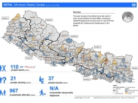 This map shows the status of death, missing, injured, household affected and affected municipalities from flood and landslide.