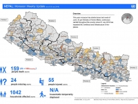 This map shows the status of death, missing, injured, household affected and affected municipalities from flood and landslide.