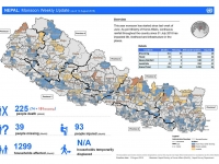 This map shows the status of death, missing, injured, household affected and affected municipalities from flood and landslide.